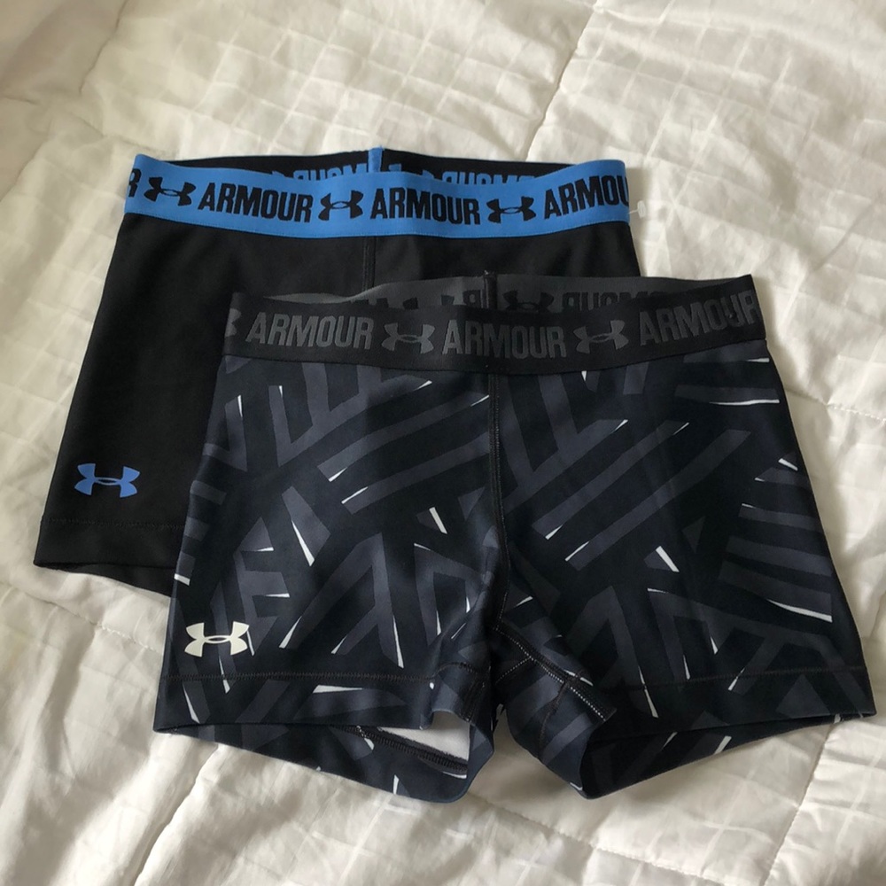 UA compression shorts